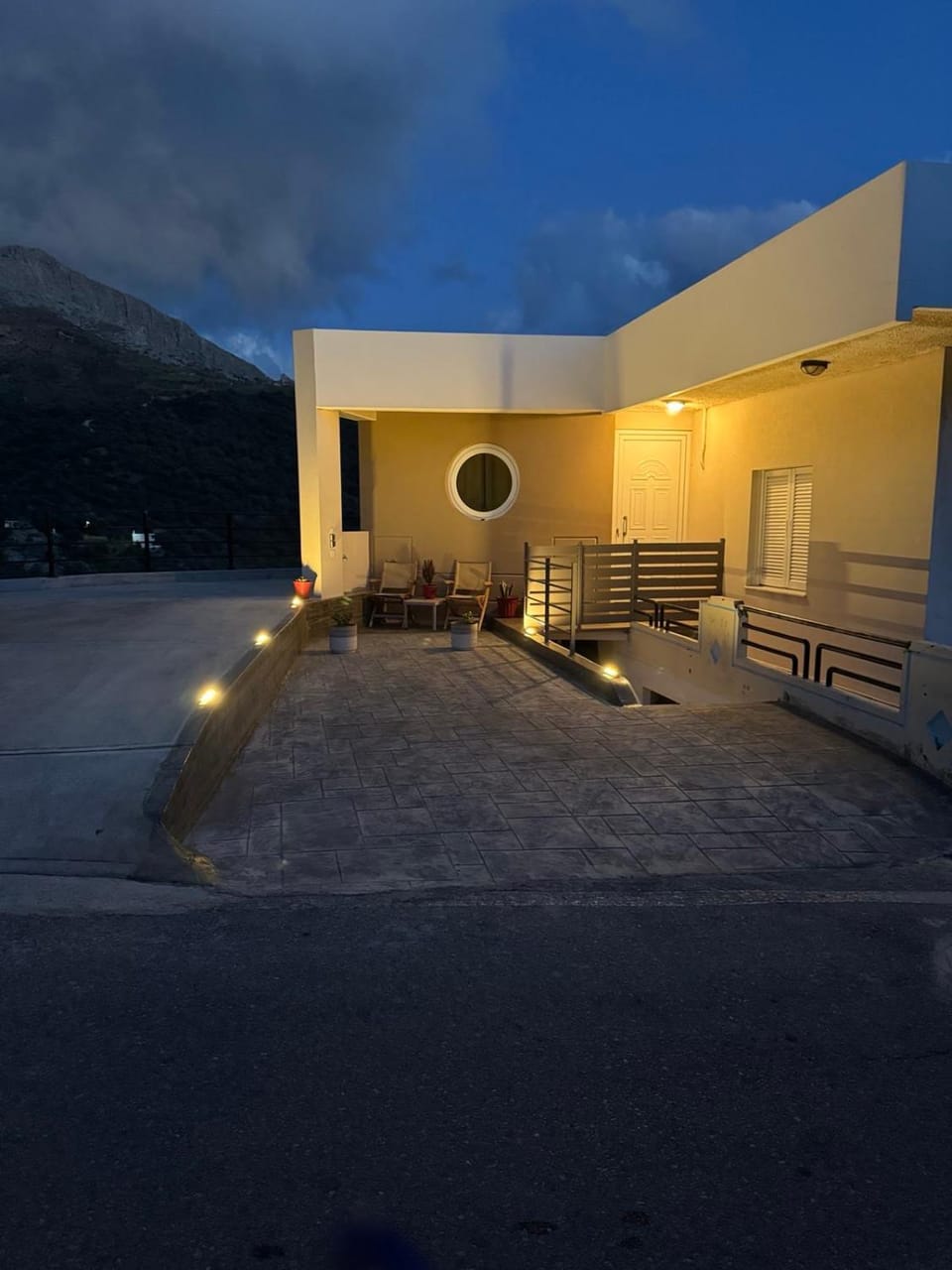 Property building, Night, Mountain view