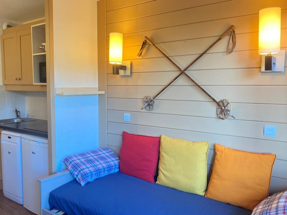 Studio cabine 4 pers. avec balcon sud-ouest, Avoriaz - FR-1-634-34 Cabin in Avoriaz