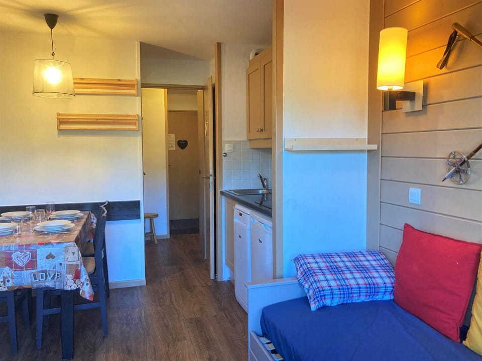 Studio cabine 4 pers. avec balcon sud-ouest, Avoriaz - FR-1-634-34 Cabin in Avoriaz