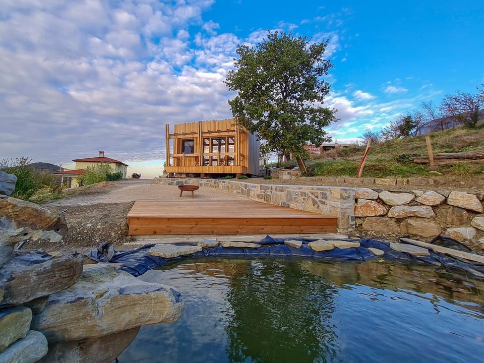 Property building, Patio, Garden view, Lake view