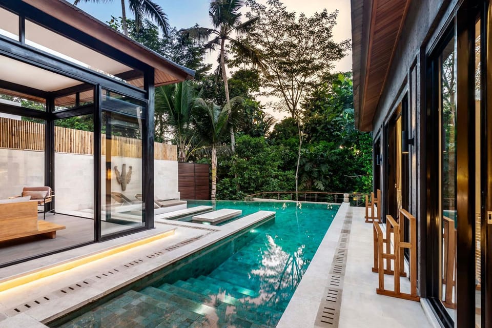 Natural landscape, Pool view, Swimming pool, Swimming pool