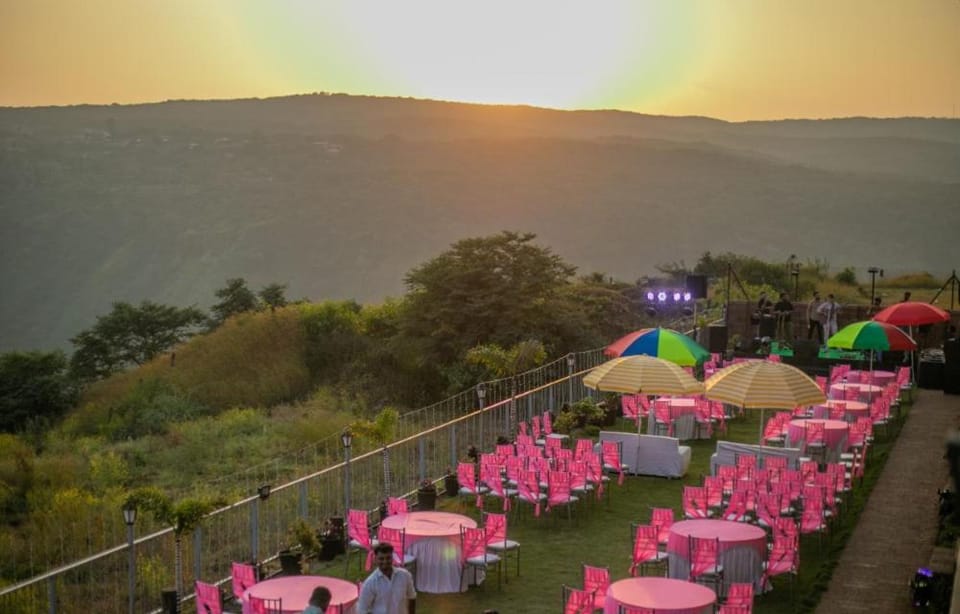 Natural landscape, Mountain view, Sunset, wedding