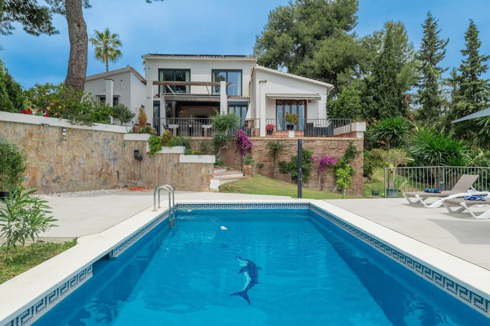 Property building, Living room, Swimming pool