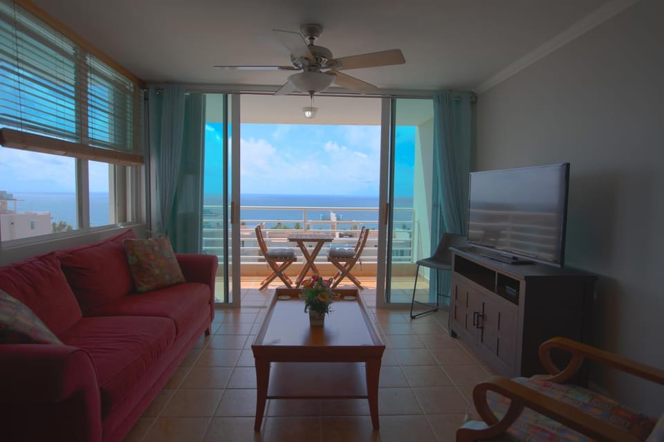 View (from property/room), View (from property/room), Balcony/Terrace, Living room, Seating area, Sea view, Sea view