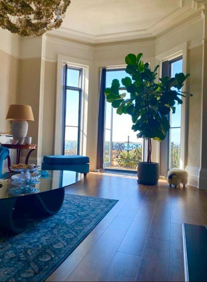 Balcony/Terrace, Living room, Seating area, Sea view