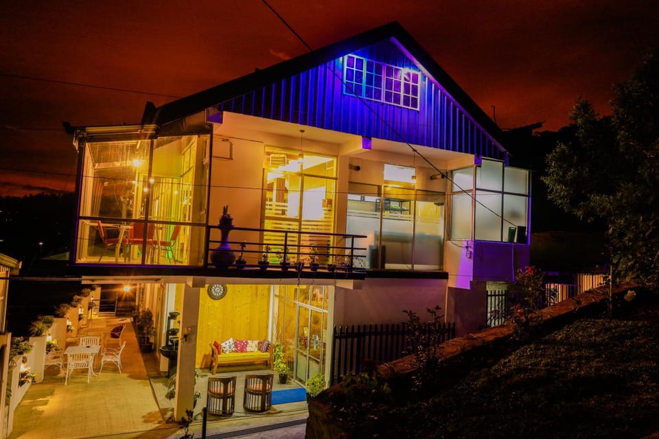 Property building, Night, Dining area