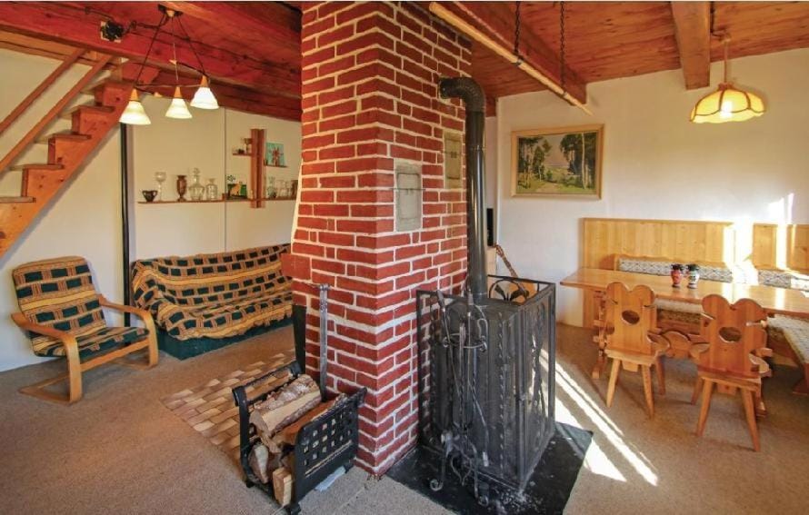 Living room, Dining area, flat iron