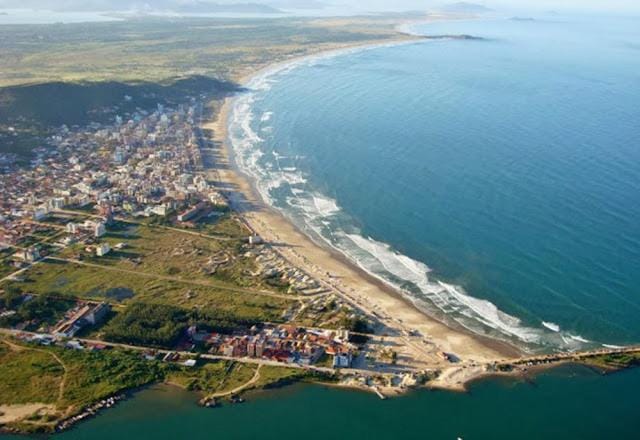 Natural landscape, Bird's eye view, Beach, City view, Sea view