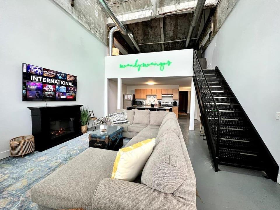 Swanky loft at Historic Peters Cartridge Factory Apartment in Ohio