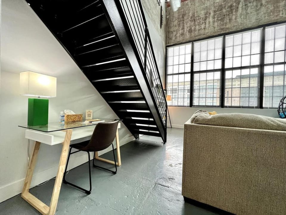 Swanky loft at Historic Peters Cartridge Factory Apartment in Ohio