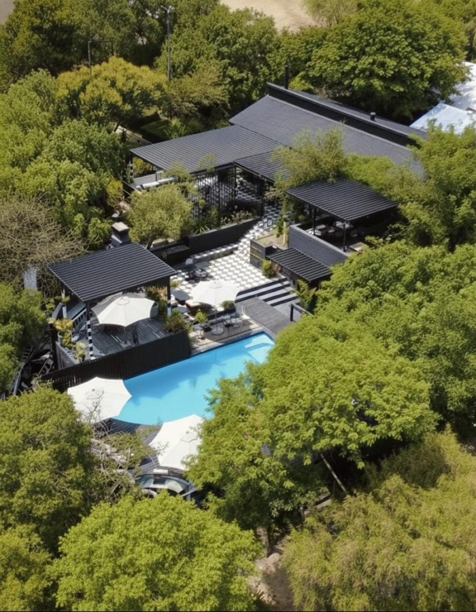 Natural landscape, Pool view, Swimming pool