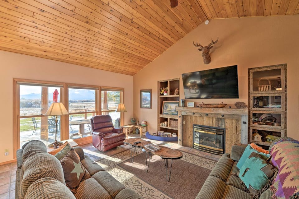 Cabin w/ Lake Views, 20 Mi to West Yellowstone Cabin in Henrys Lake