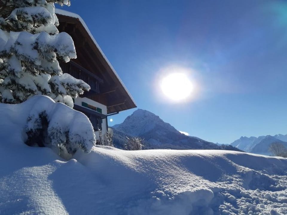 Natural landscape, Winter, Mountain view
