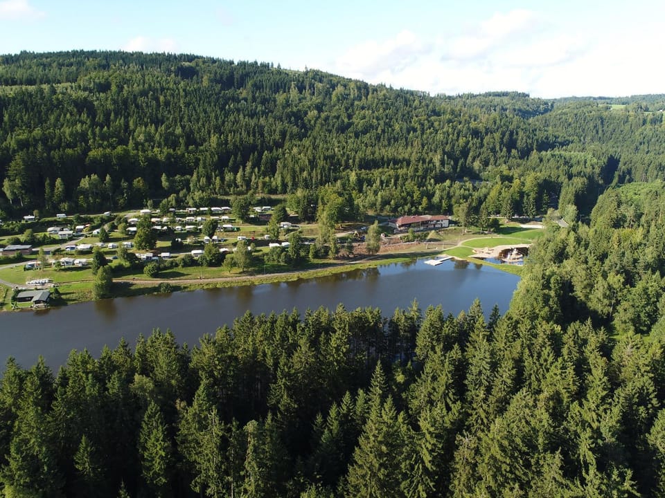 Natural landscape, Lake view