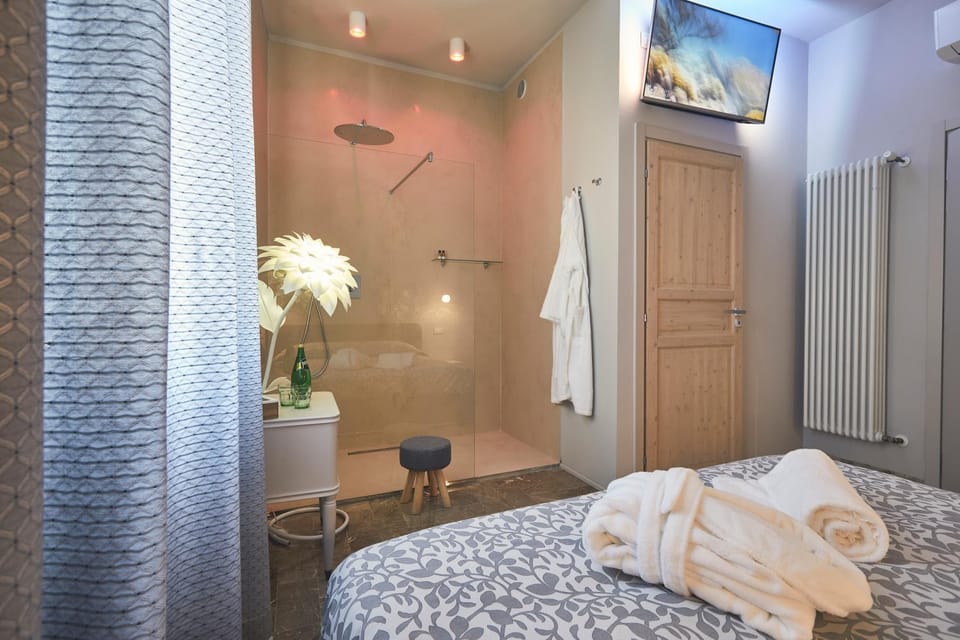 Shower, Bed, TV and multimedia