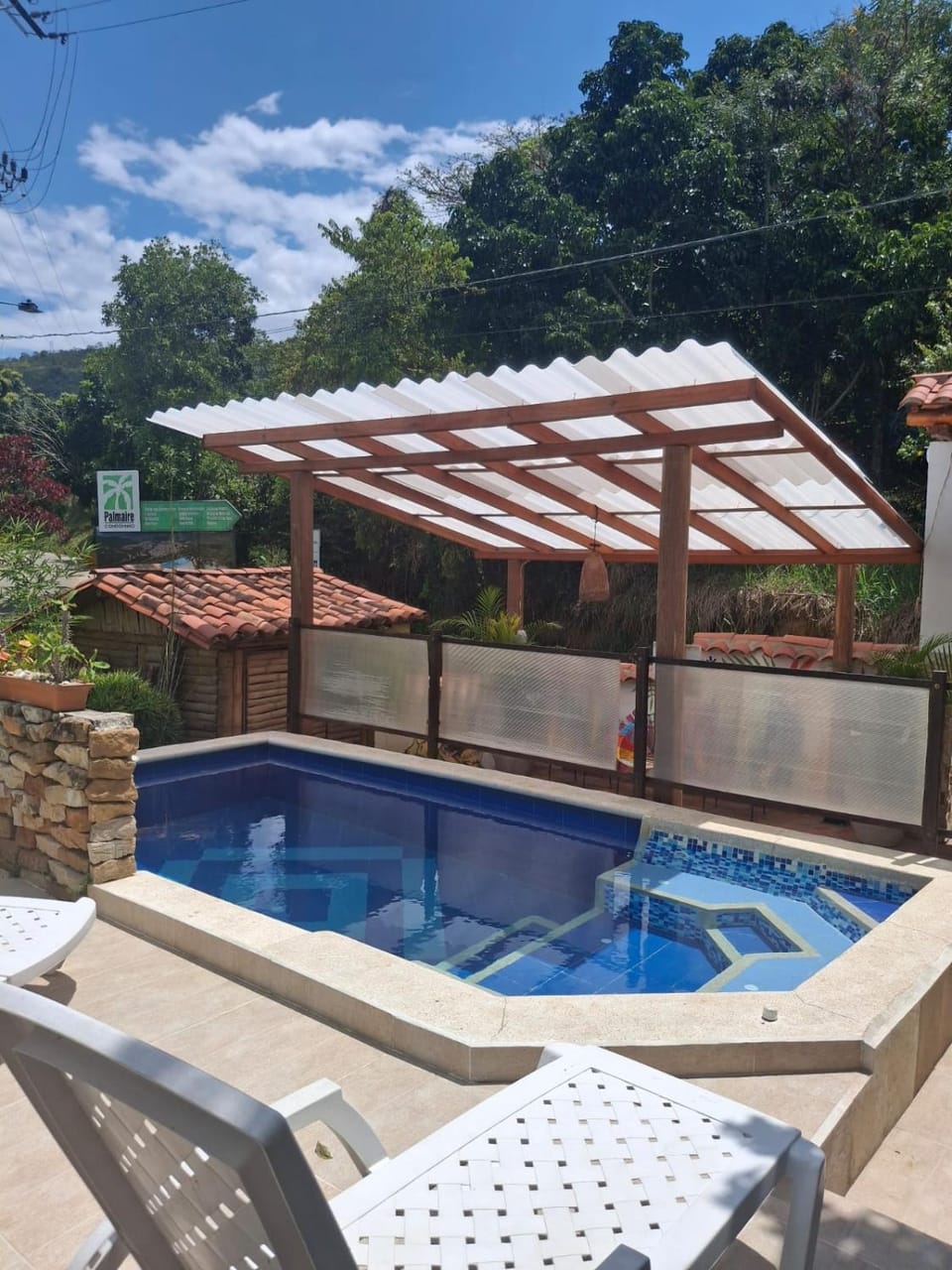 Blue Casa Campestre Country House in Santander, Colombia