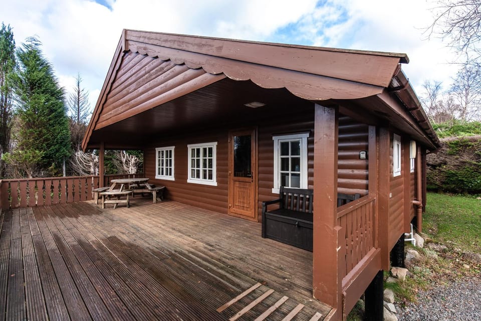3 Bedroom Log Cabin in Snowdonia nr MTB trails Cabin in Wales