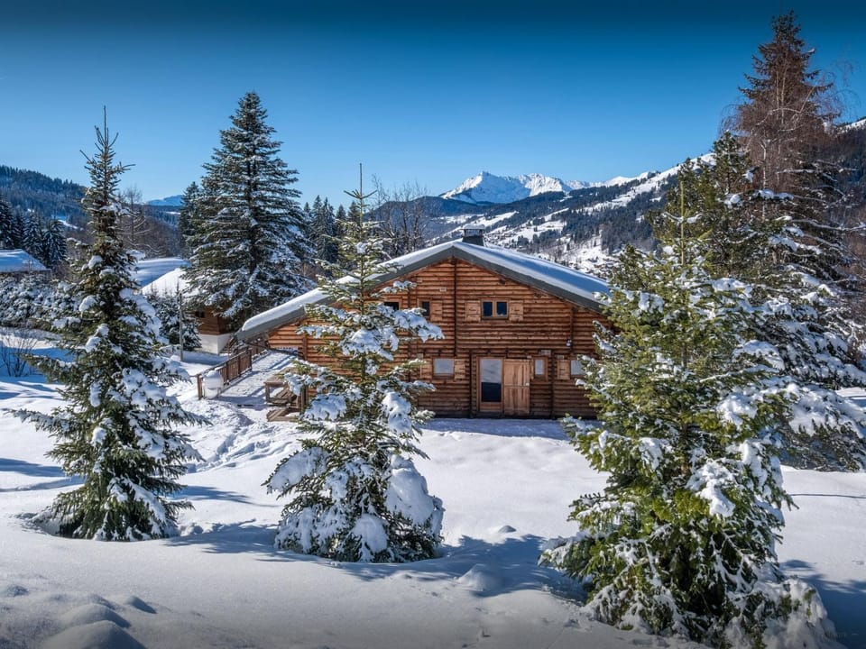Property building, Day, Natural landscape, Winter, Mountain view