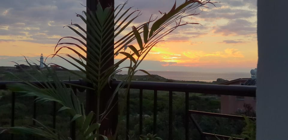 Natural landscape, Balcony/Terrace, Sea view, Sunset