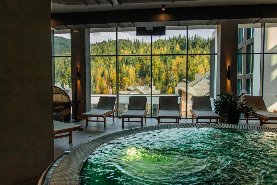 Natural landscape, Spa and wellness centre/facilities, Pool view