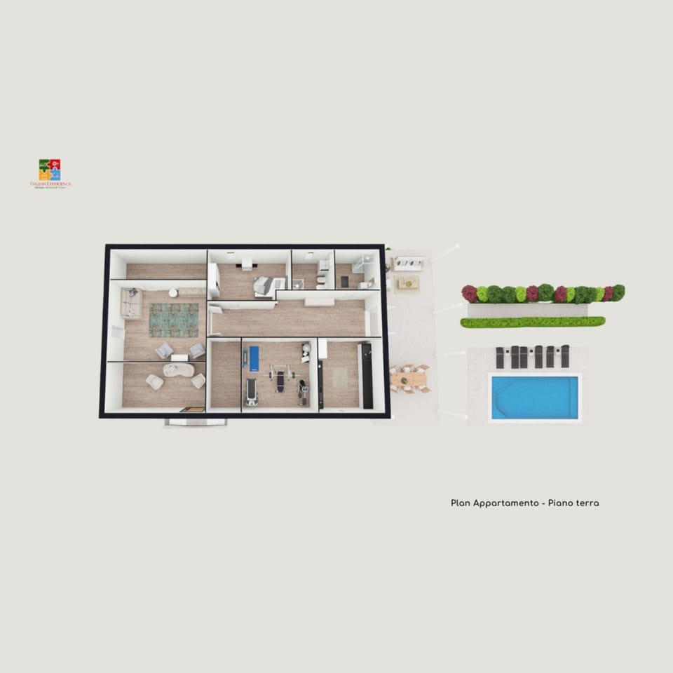 Floor plan, Text overlay