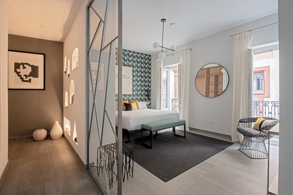 Bed, Balcony/Terrace, Photo of the whole room, Bedroom