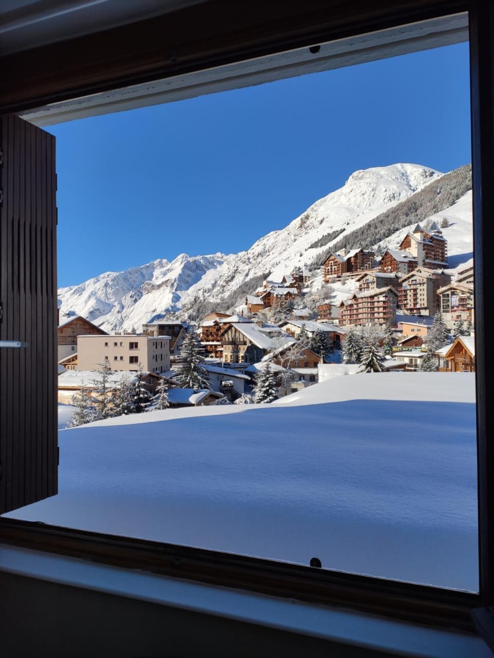 Winter, Mountain view