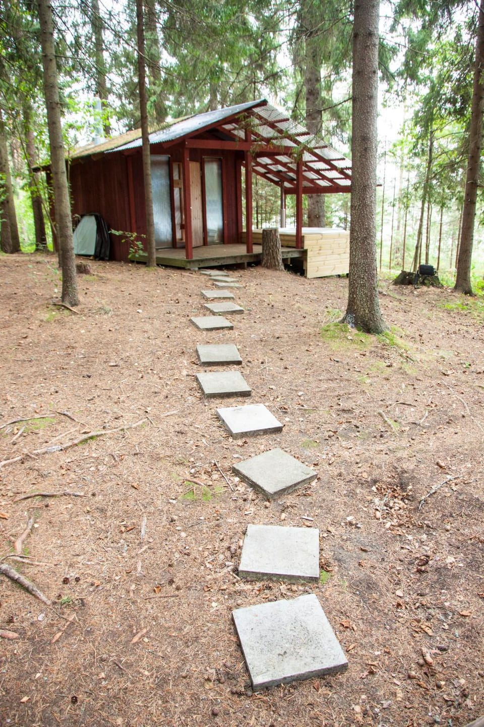 Sauna, Autumn, On site