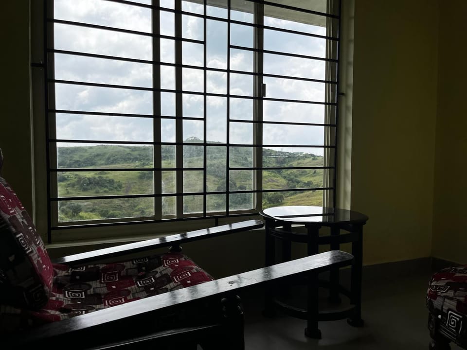 Natural landscape, Living room, Seating area, Mountain view