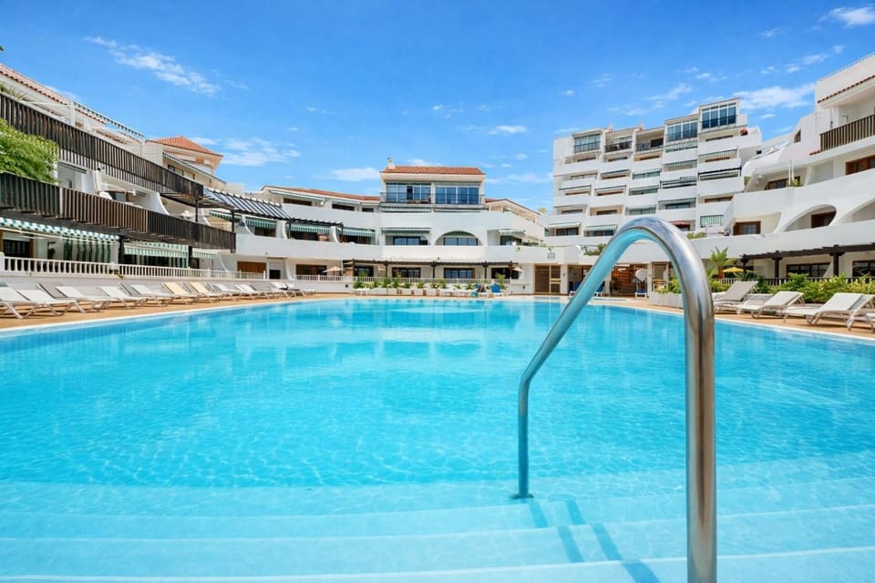 Property building, Living room, Swimming pool