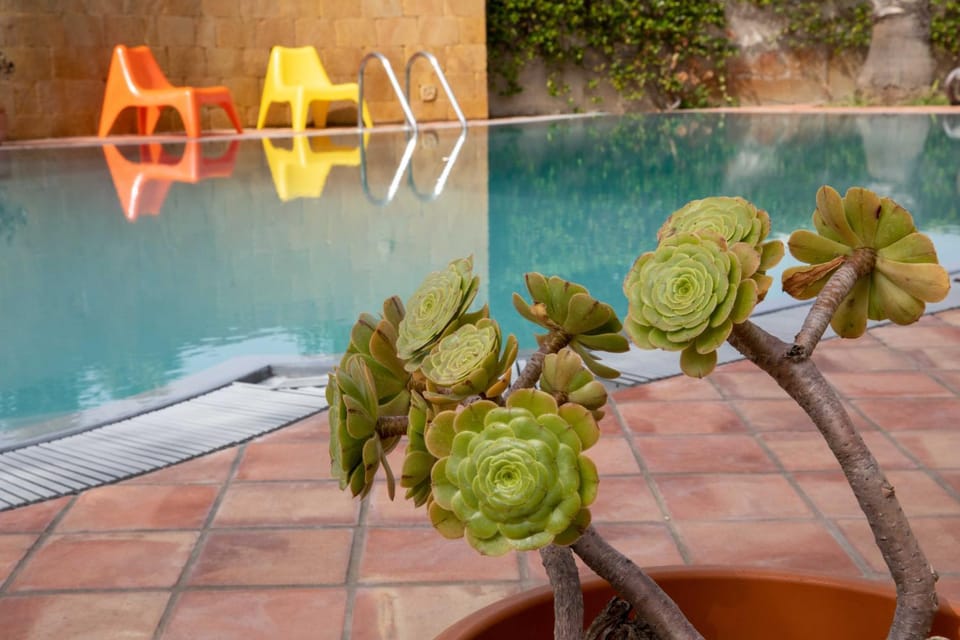 VILLA LIBECCIO appartment with shared swimming pool, at 200 meters from the beach, solarium and private parking House in Avola