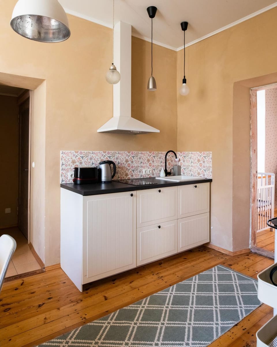 Cosy apartment with courtyard in historic building Apartment in Estonia