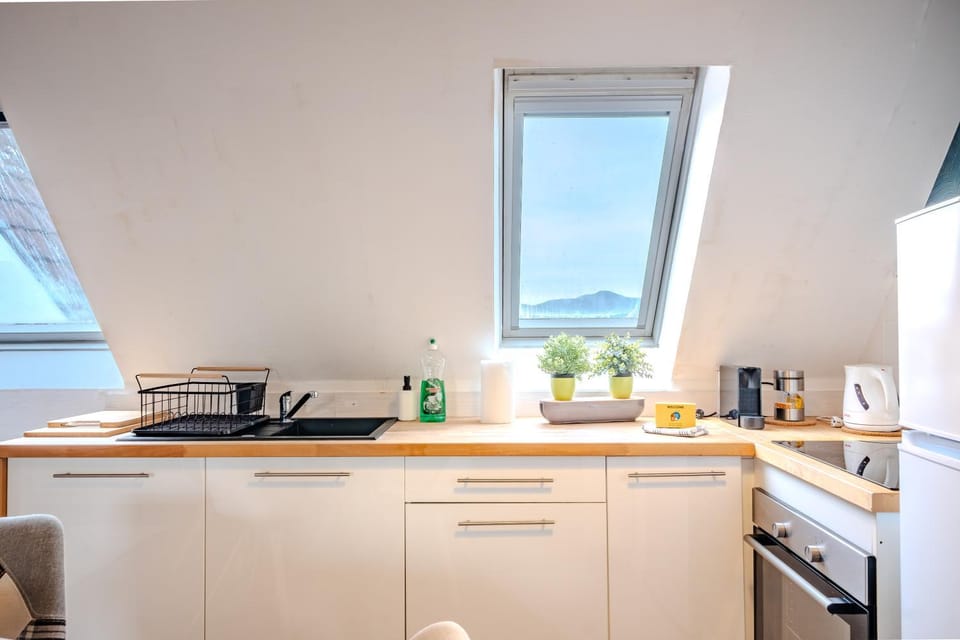 Kitchen or kitchenette, stove, kitchen