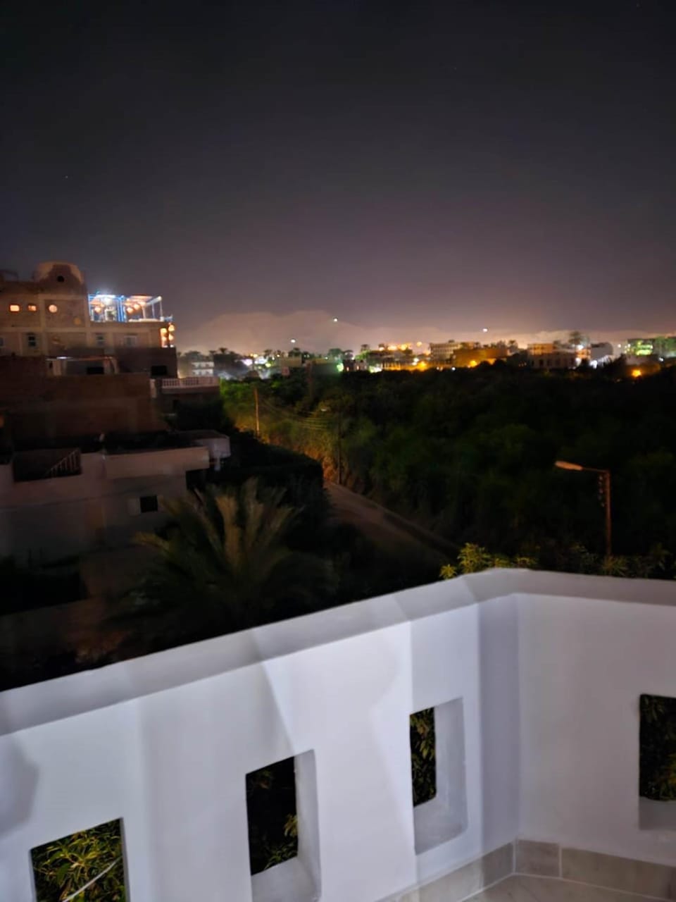 Property building, Night, View (from property/room), Balcony/Terrace