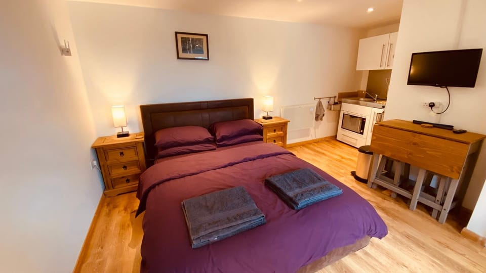 Bed, TV and multimedia, Photo of the whole room