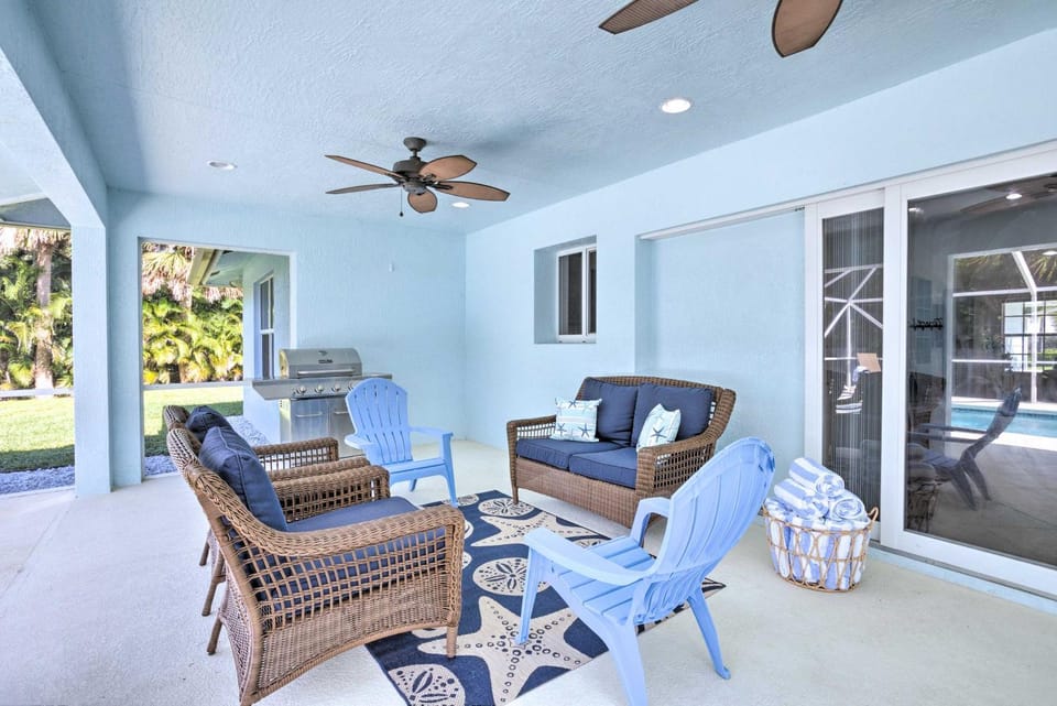 Private Pool & Steps to Ocean: Island Beach House! House in Fort Pierce