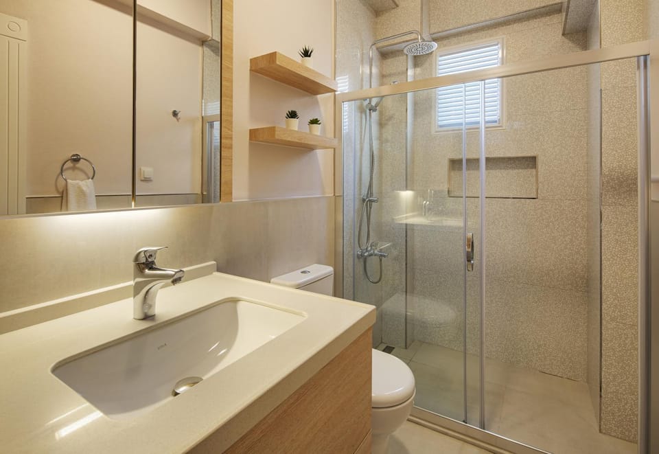 Shower, Toilet, Bathroom, towels