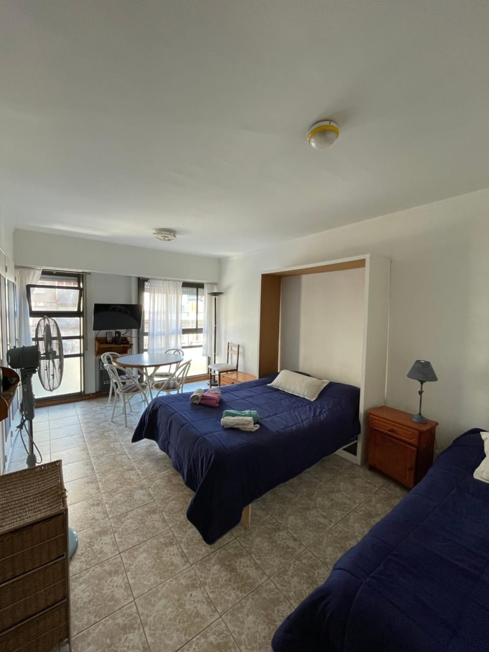Bed, Living room, Photo of the whole room