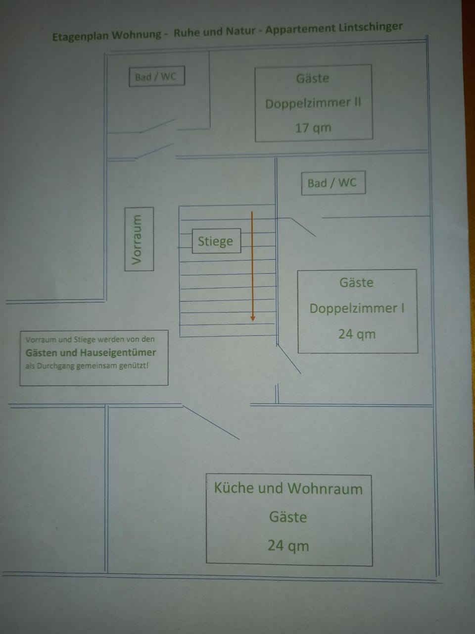 Floor plan, Text overlay