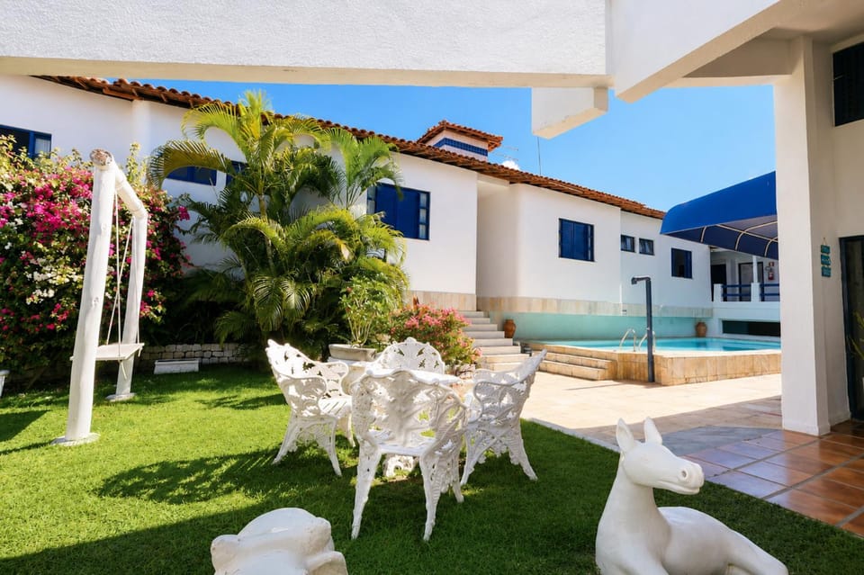 Property building, Patio, Spring, Day, Garden, Garden view, Pool view, Swimming pool