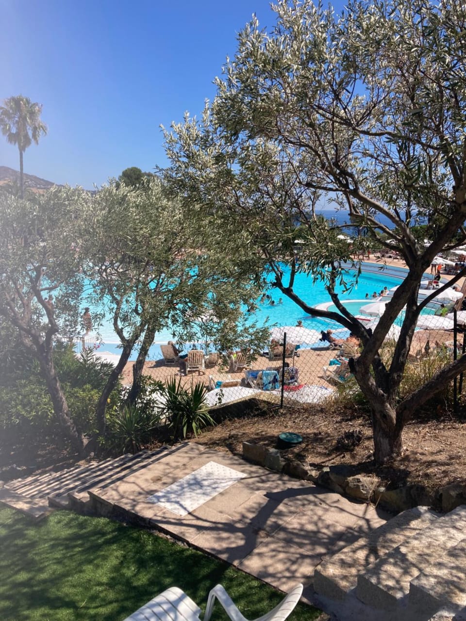 Sea view, Swimming pool, sunbed