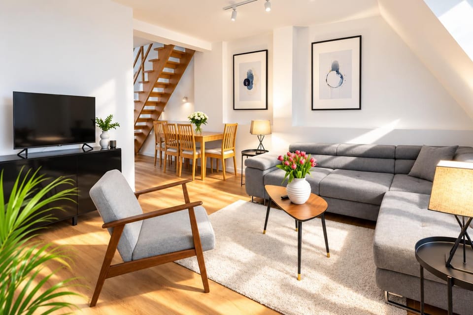 Apartament 75m DWUPOZIOMOWY z darmowym PARKINGIEM w centrum Kłodzka 8 Apartment in Lower Silesian Voivodeship