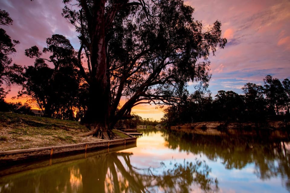 River view, Sunset