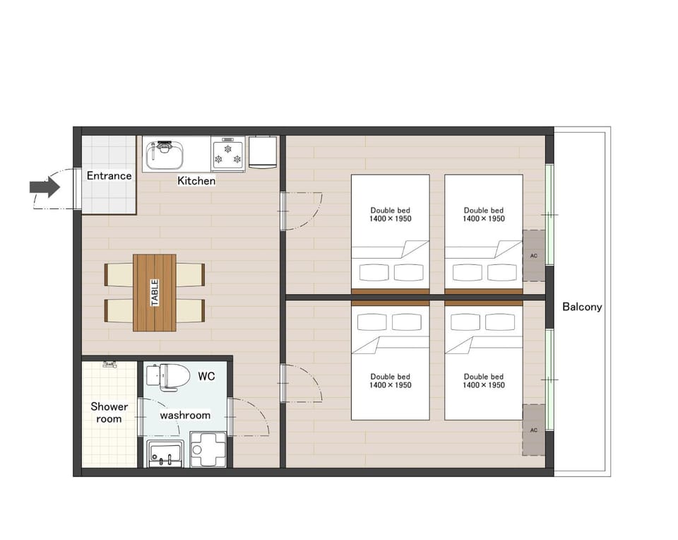 MS59 COMFORT Sakuragawa Apartment in Osaka