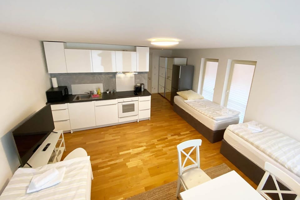 Kitchen or kitchenette, Living room, Photo of the whole room, Dining area