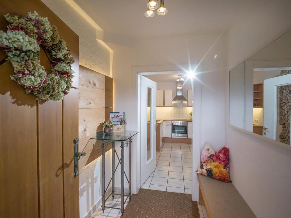 Facade/entrance, kitchen
