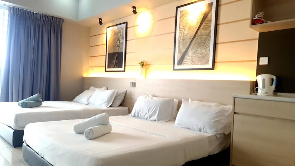 Aeropod 2 Queen Bed Near Airport & KK city Apartment in Kota Kinabalu