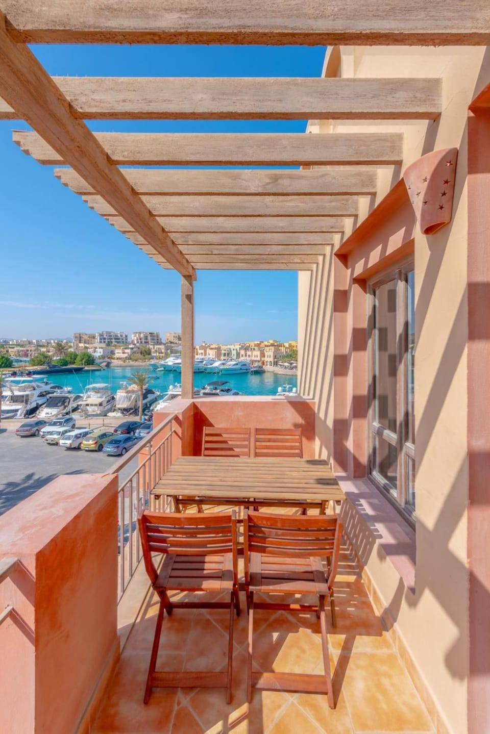 Lovely Sea View 2BR in "Three Corners Ocean View" Marina Abu Tig, El Gouna Apartment in Hurghada