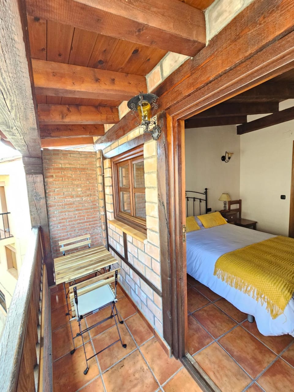 Bed, Balcony/Terrace, Sunrise, wardrobe