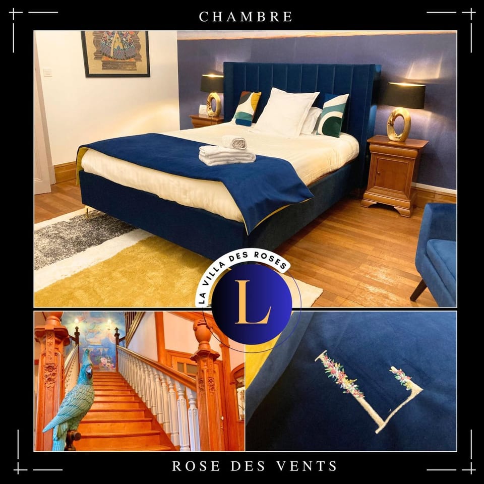 La Villa des Roses Gîte Chambres d'hôtes Piscine chauffée Bed and Breakfast in Pays de la Loire